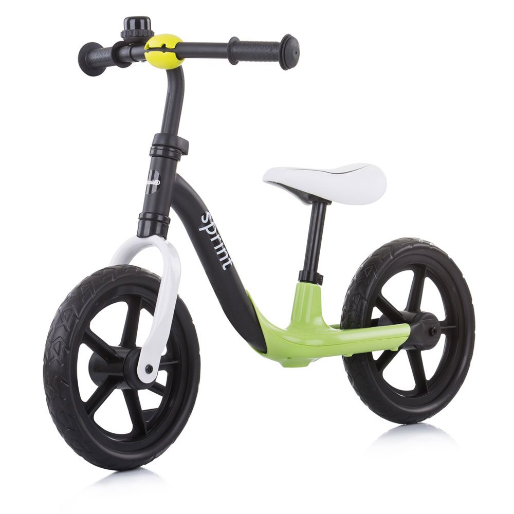 Bicicleta fara pedale unisex 12 inch Chipolino Sprint Verde Chipolino imagine 2022