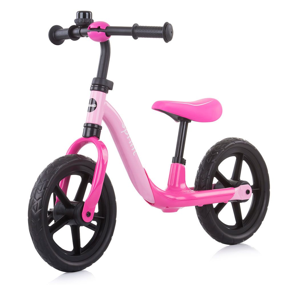 Bicicleta fara pedale pentru fete 12 inch Chipolino Sprint Roz Chipolino