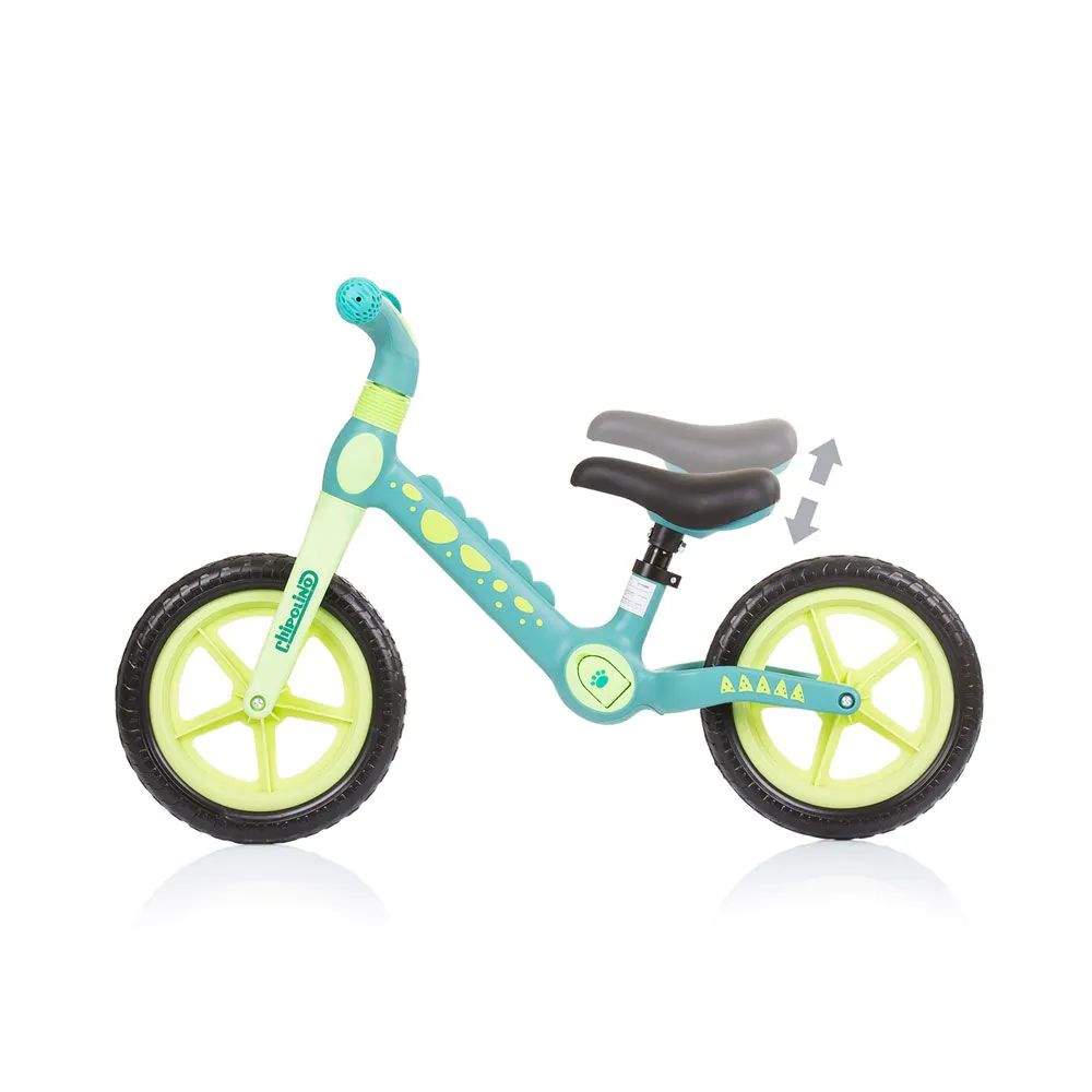 Bicicleta fara pedale Chipolino Balance Dino 2023 Blue Green