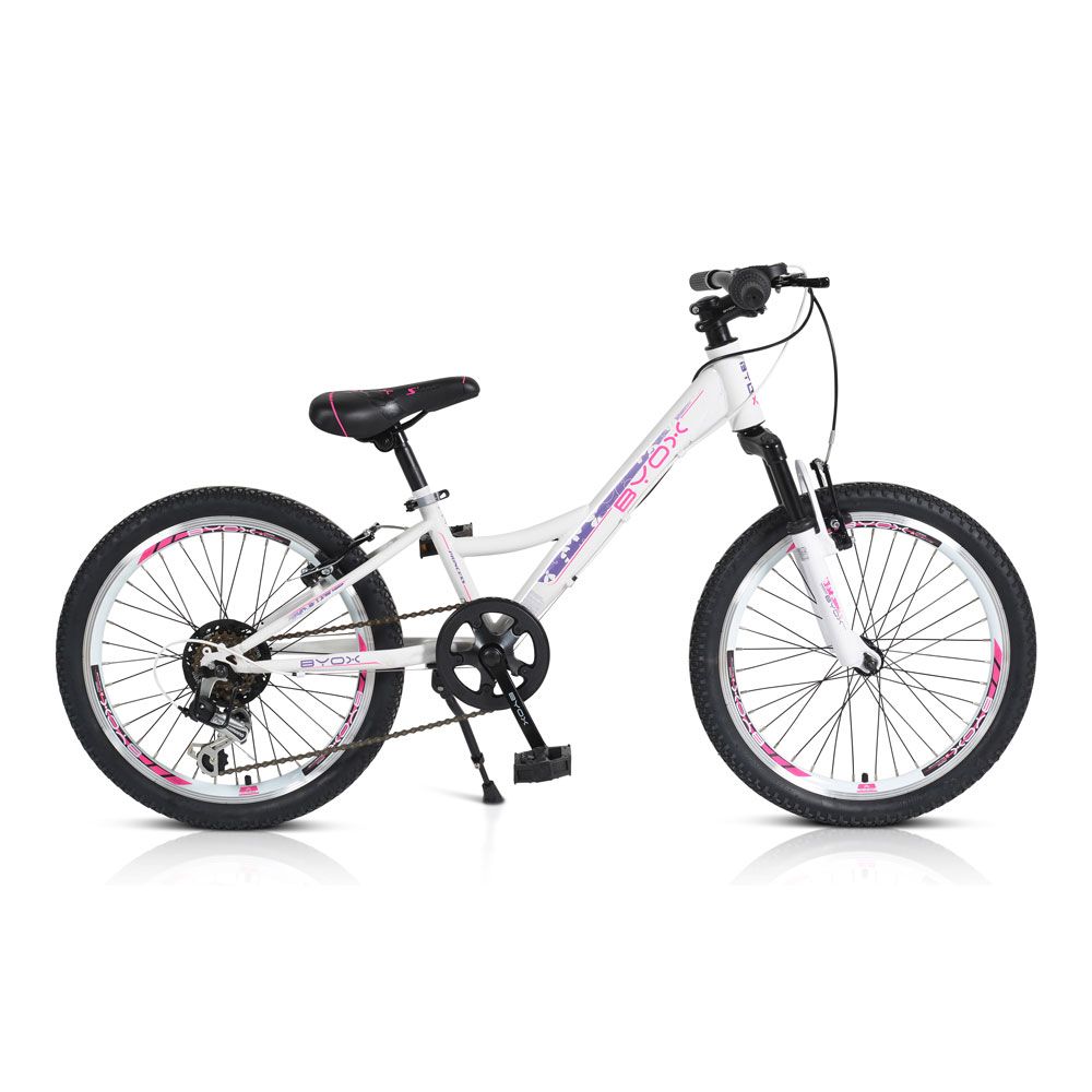 Bicicleta pentru fete Byox Princess Alba 20 inch Alba
