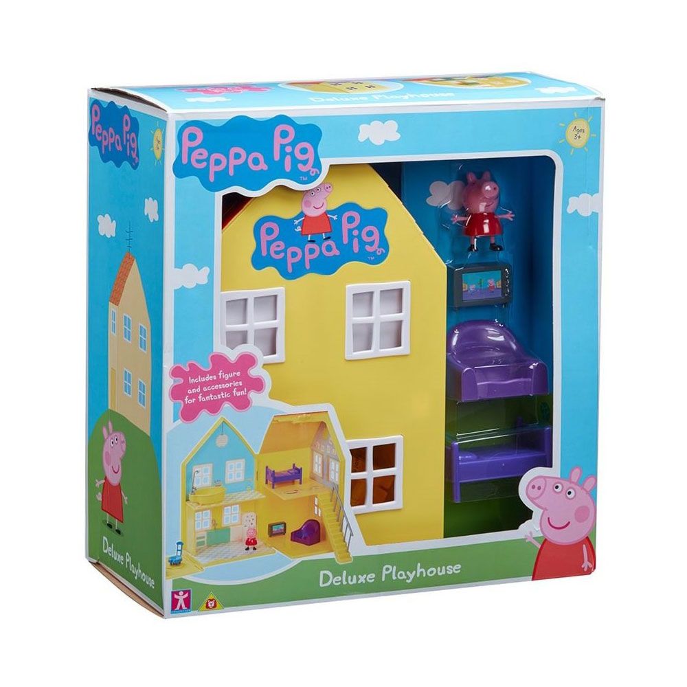 Casa deluxe cu mobila si 1 figurina Peppa Pig hippoland.ro imagine noua responsabilitatesociala.ro