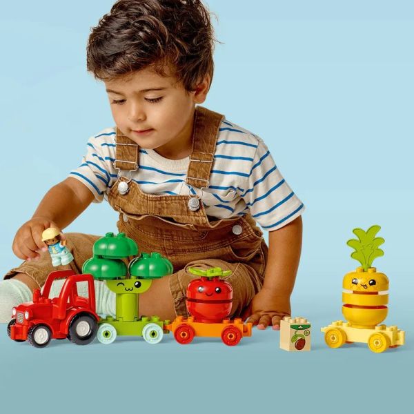 Lego Duplo Tractor cu fructe si legume 10982
