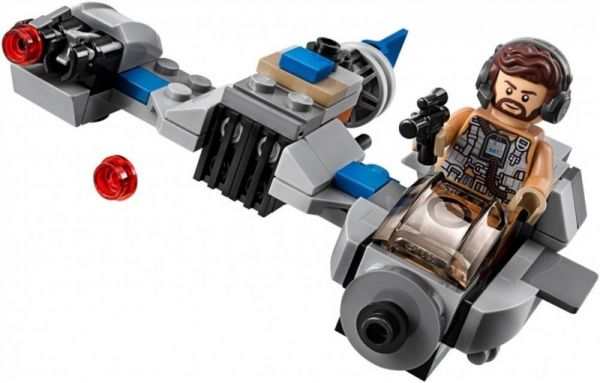 LEGO Star Wars Ski Speeder Contra Walker Al Ordinului Intai Microfighters 75195