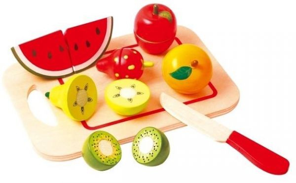 Platou cu fructe din lemn New Classic Toys 