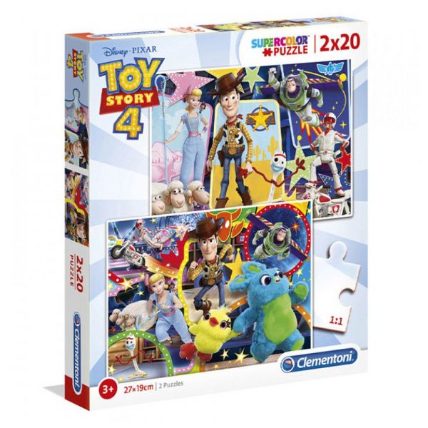 Puzzle 2x20 piese Clementoni Toy Story 4