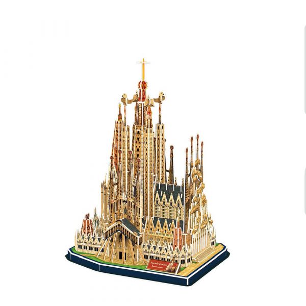 Puzzle 3D Cubic Fun National Geographic Barcelona Sagrada Familia 