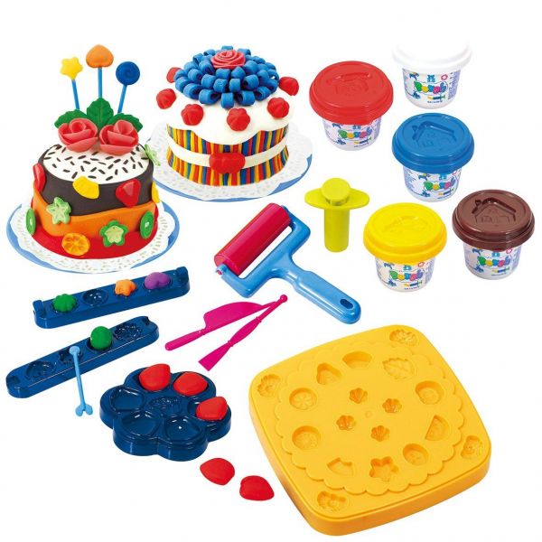 Set de creatie prajiturele cu plastilina PlayGo