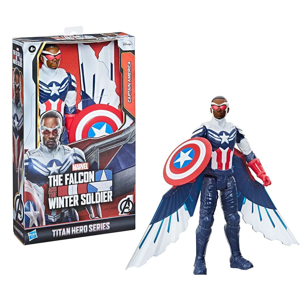 Figurina Hasbro Avengers The Falcon and Winter Soldier Capitanul America 30 cm
