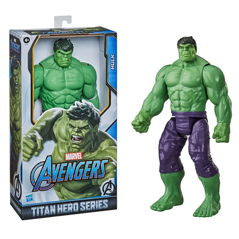 Figurina Hasbro Avengers Titan Hero Hulk 30 cm Avengers imagine 2022