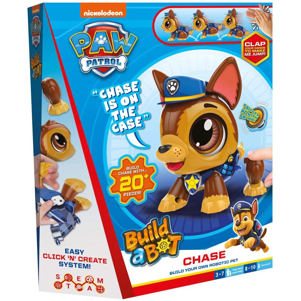 Figurina interactiva Paw Patrol Build a bot Robot Chase