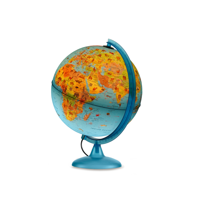 Glob pamantesc luminos Safari Globe 25 cm
