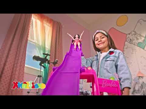 Rulota De Vis Barbie Dream Camper cu tobogan