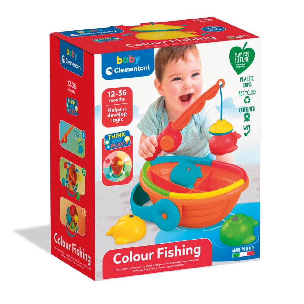 Joc de pescuit pentru bebelusi Clementoni Baby Colour Fishing image0
