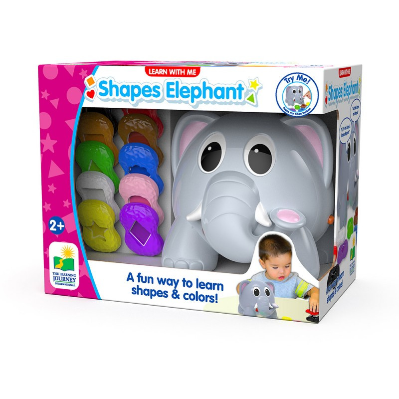 Joc The Learning Journey Elefant Sa Invatam Culorile si Formele