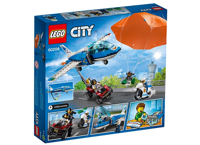 Lego City Arest cu parasutisti al politiei aeriene 60208