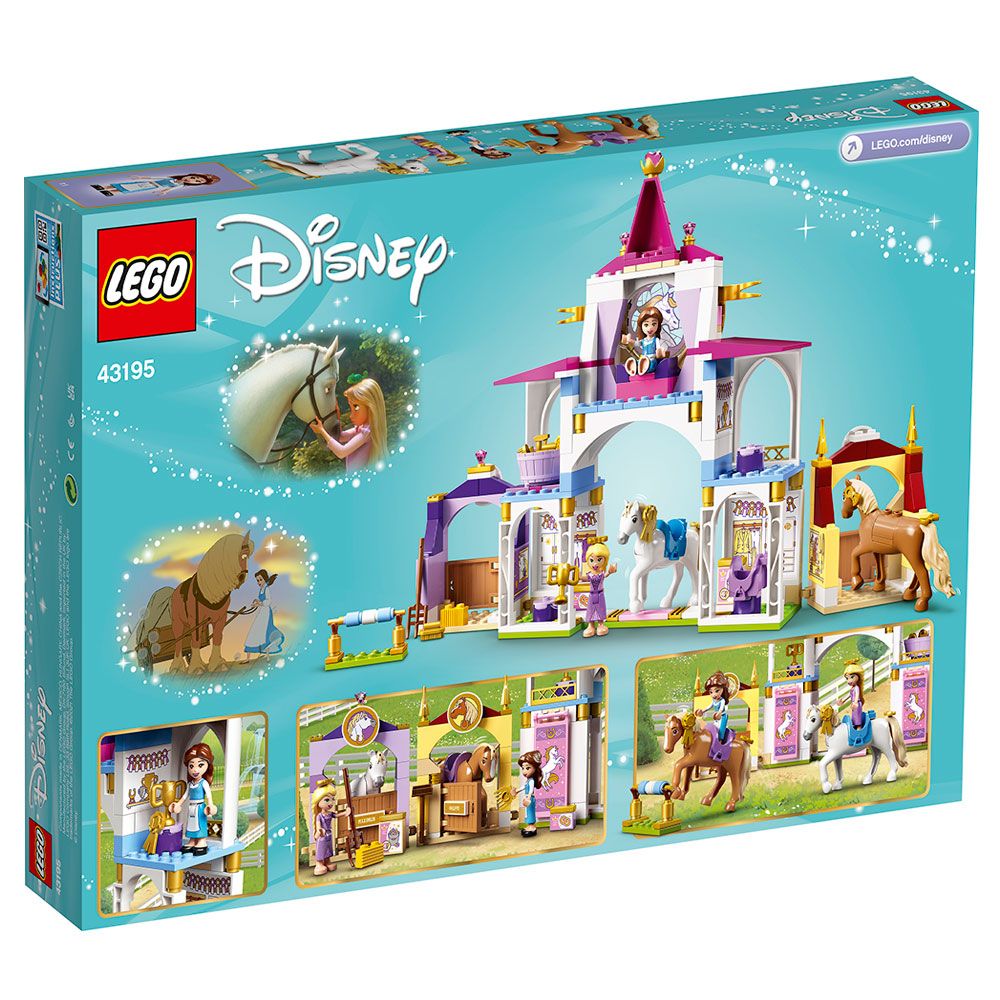 Lego Disney Princess Grajdurile regale ale lui Belle si Rapunzel 43195