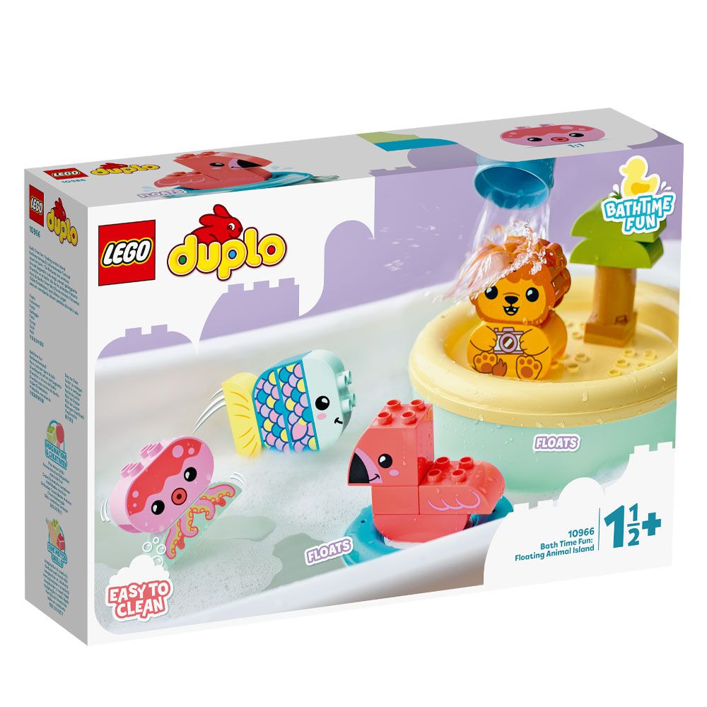 Lego Duplo Insula Plutitoare cu Animale 10966 hippoland.ro