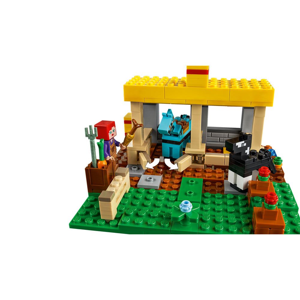 Poze Lego Minecraft Grajdul cailor 21171