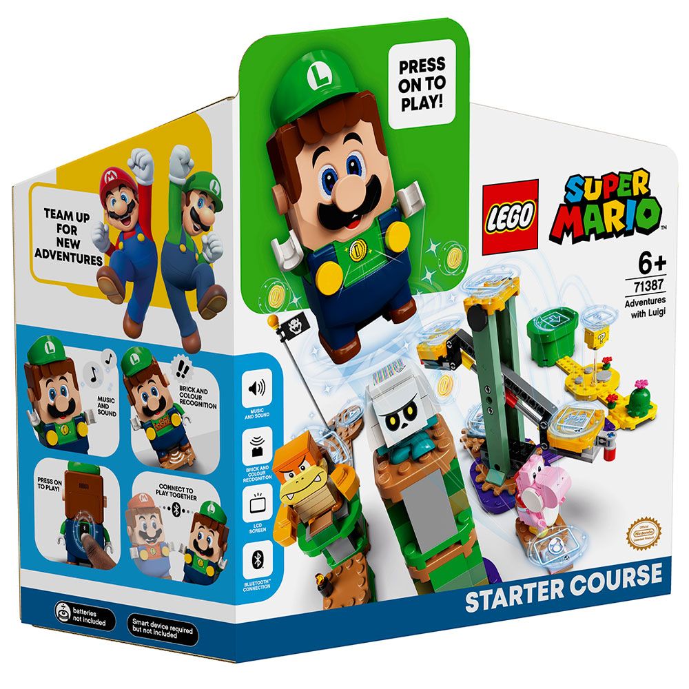 Lego Super Mario Aventurile lui Luigi set de baza 71387 hippoland.ro imagine noua