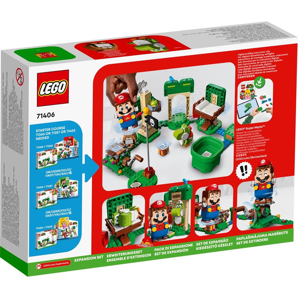Lego Super Mario Set de extindere Casa cu cadouri a lui Yoshi 71406 71406 imagine noua responsabilitatesociala.ro