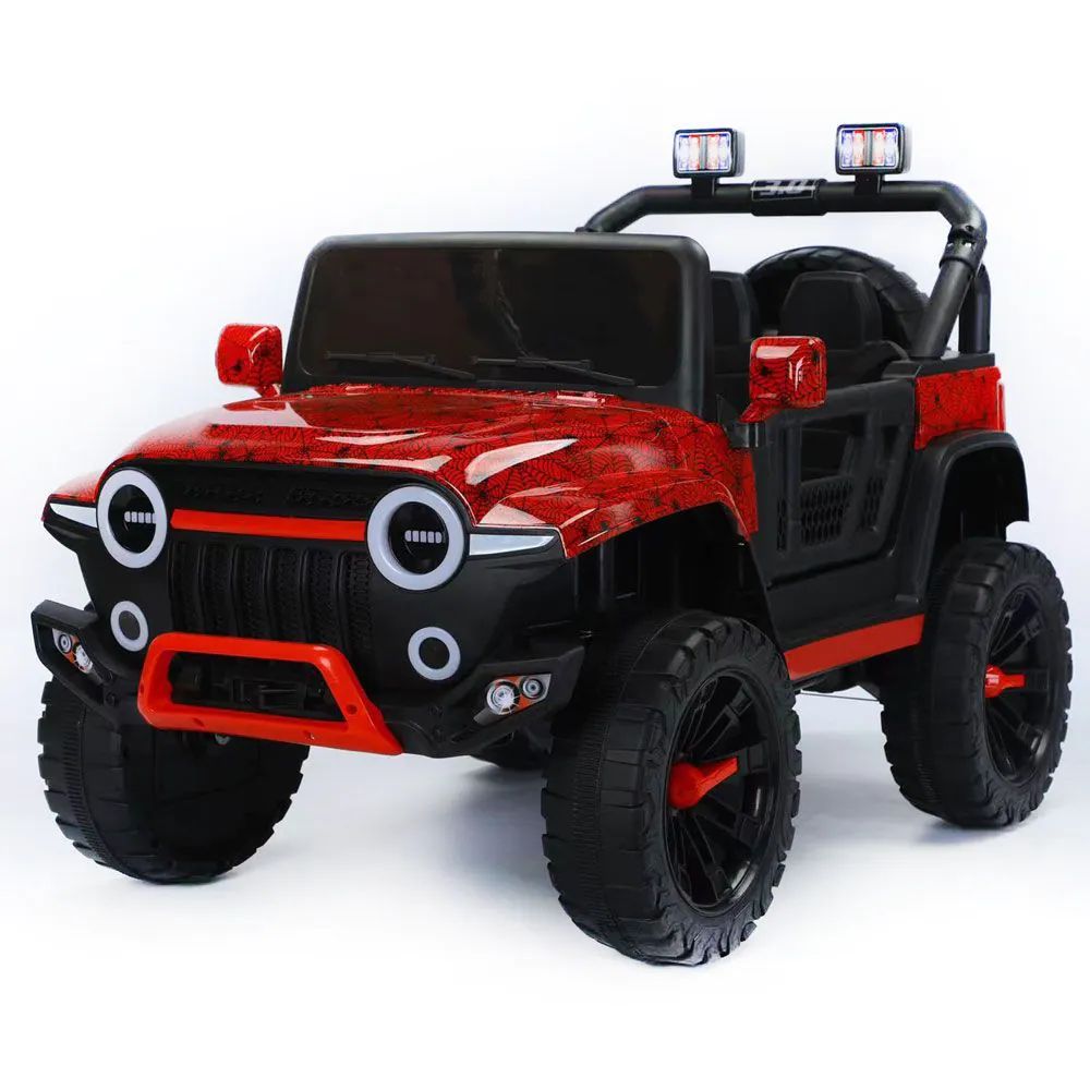 Masina cu acumulator 12 V Ocie Jeep Heat Super Spider Red 2270009-4R-R Jucarii de exterior