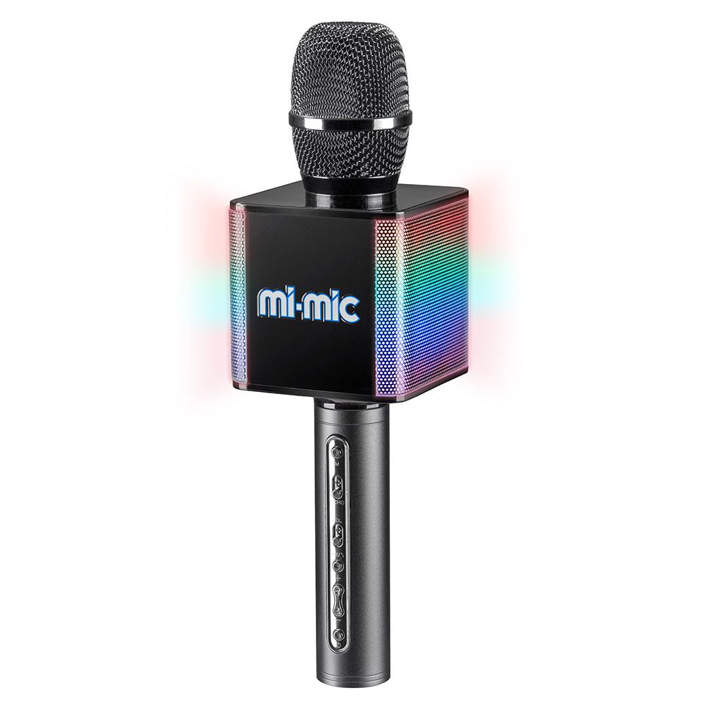 Microfon cu led si difuzor Mi-Mic grey difuzor imagine noua responsabilitatesociala.ro