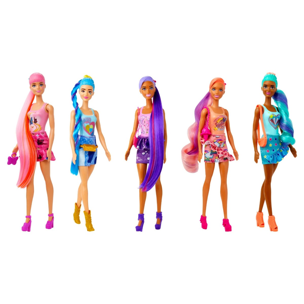 Papusa Barbie Color Reveal Totally Denim