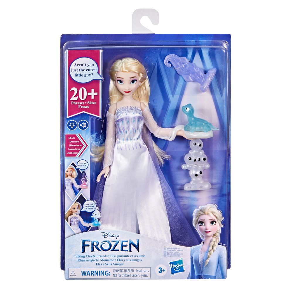 Papusa interactiva Hasbro Disney Frozen II Elsa si Prietenii accesorii