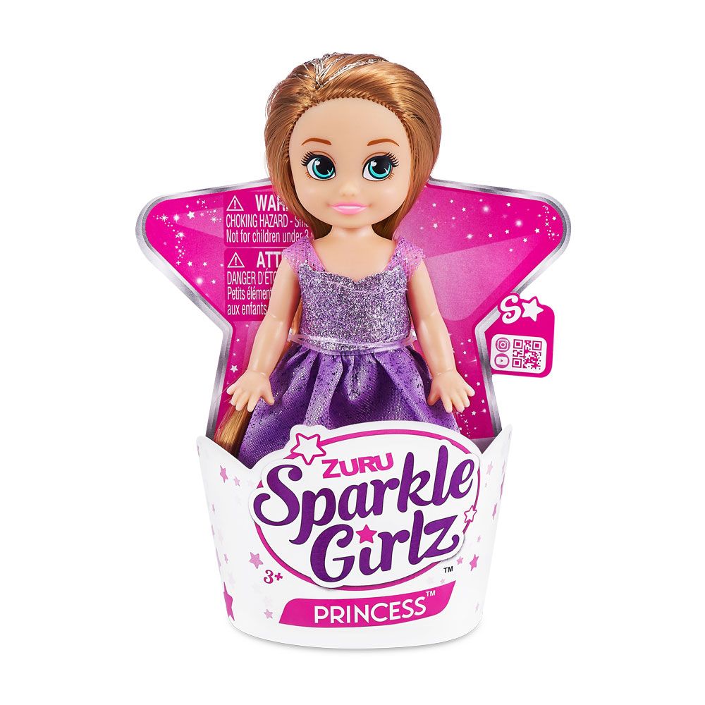Papusa mica in cornet Sparkle Girlz Princess accesorii