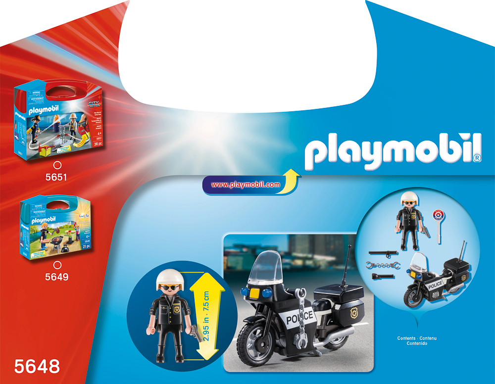 Playmobil PM5648 Set Portabil - Politie