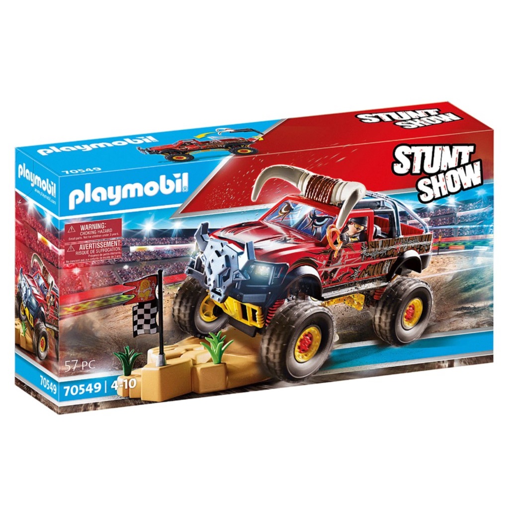 Playmobil PM70549 Stunt Show Monster Truck Taur hippoland.ro imagine 2022