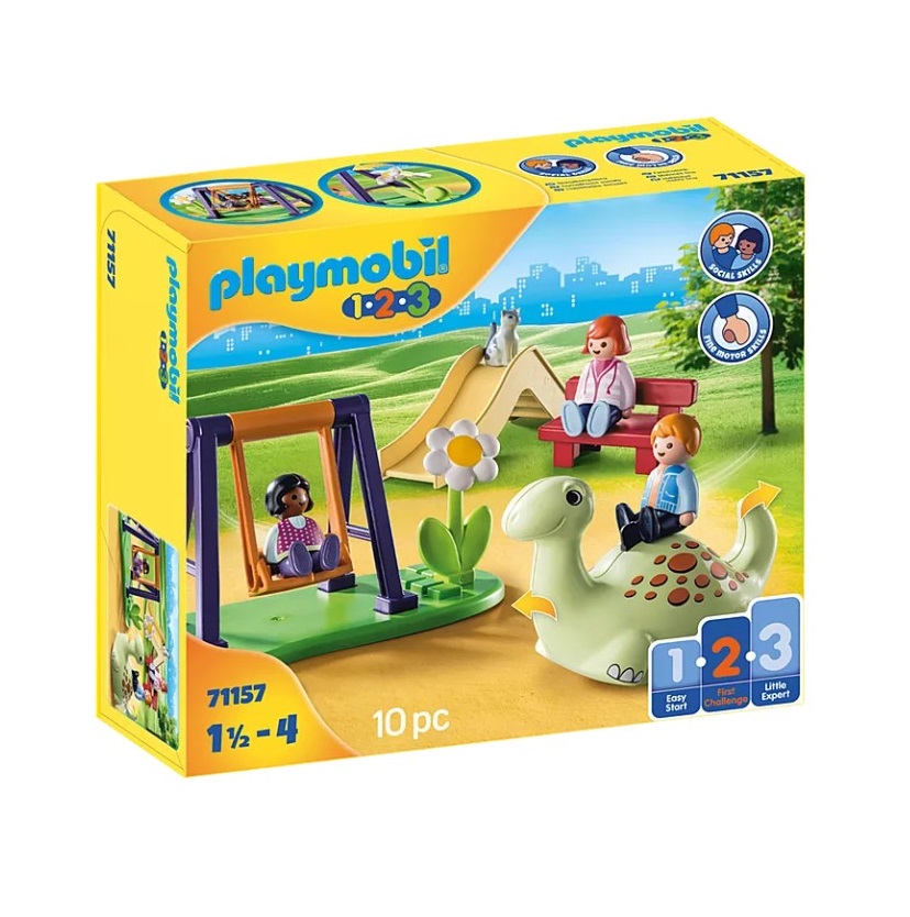 Playmobil PM71157 1.2.3 Loc de joaca pentru copii 1-2-3 imagine noua responsabilitatesociala.ro