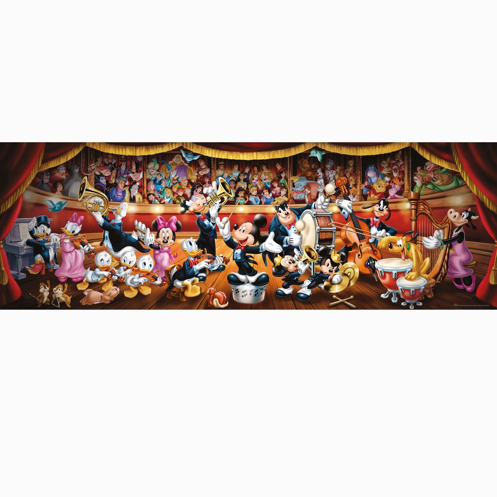 Puzzle 1000 piese Clementoni HQ Collection Panorma Disney Orchestra