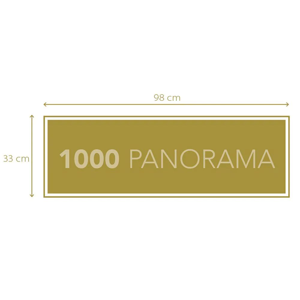 Puzzle 1000 piese Clementoni Panorama Disney Classic 39515