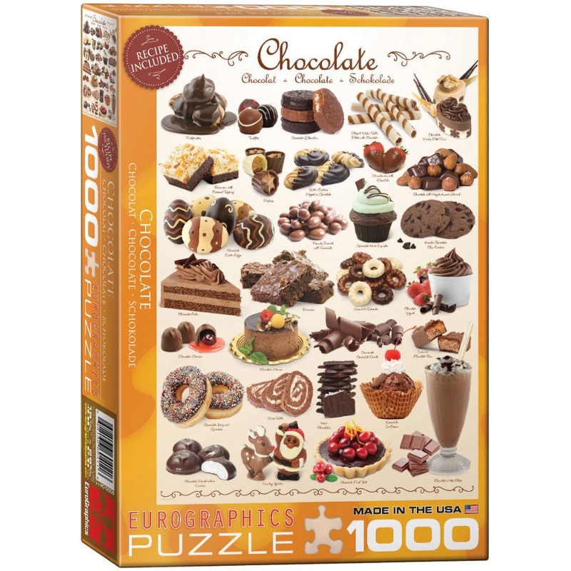 Puzzle 1000 piese Eurographics Ciocolate Eurographics