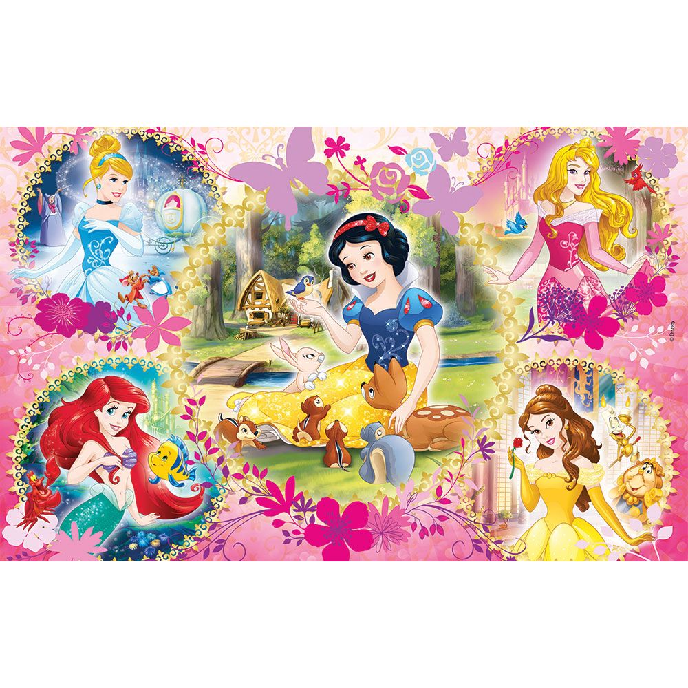 Puzzle 2x60 piese Clementoni Princess