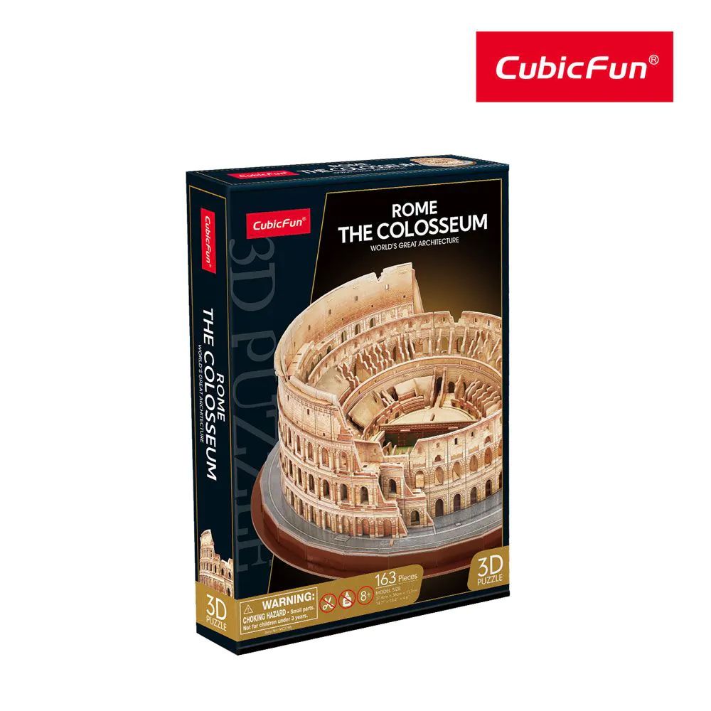 Puzzle 3D Cubic Fun Colosseum 163 piese