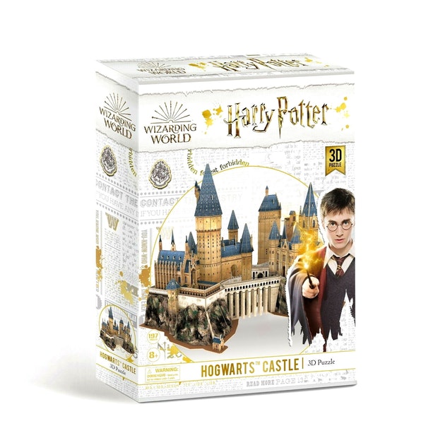 Puzzle 3d Cubic Fun Harry Potter Castelul Hogwarts 197 piese Cubic Fun imagine noua