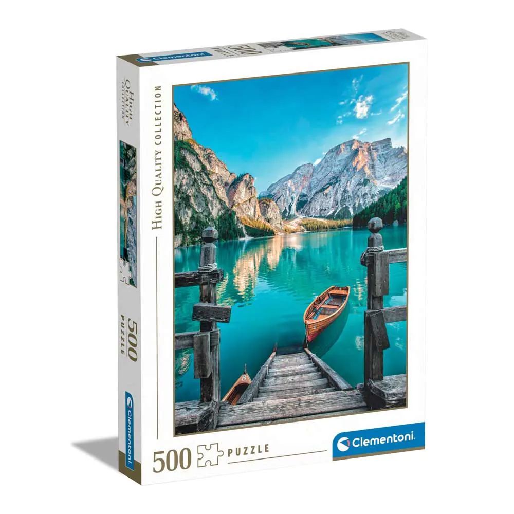 Puzzle 500 piese Clementoni High Quality Collection Lacul Braies 35039