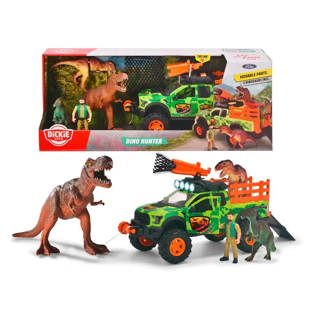 Set de joaca cu Dinozauri Dickie Dino Hunter Dickie imagine noua responsabilitatesociala.ro