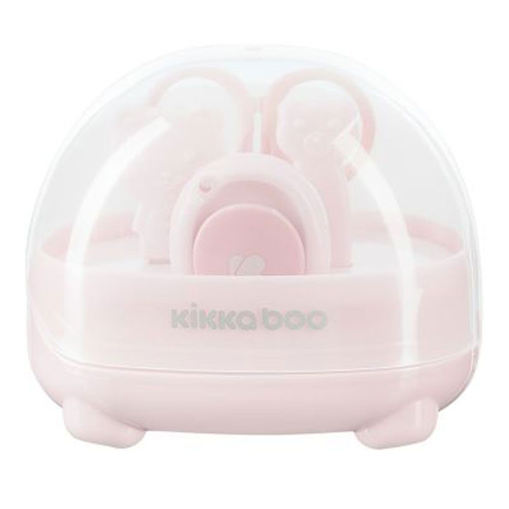 Set igiena pentru bebelusi Kikka Boo 4 piese roz