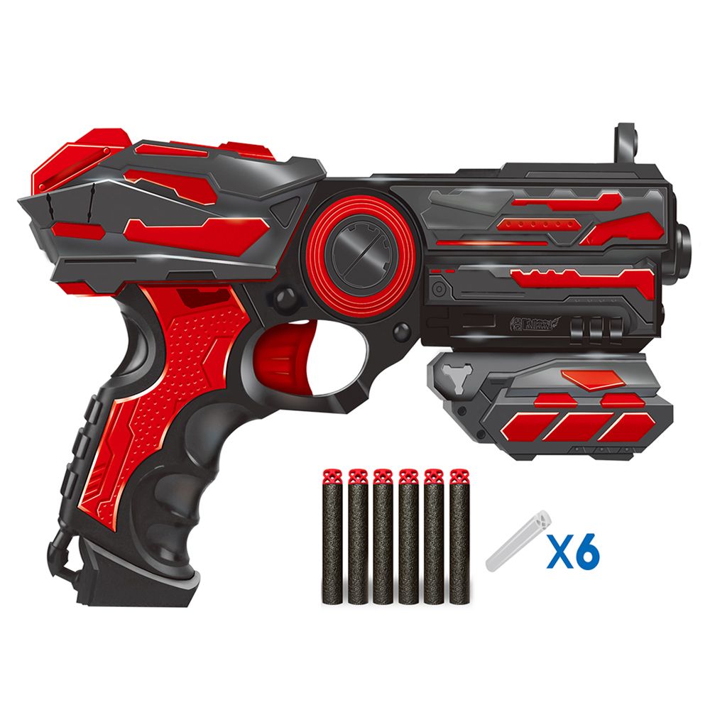 Set pistol Red Guns cu 6 proiectile catuse si binoclu hippoland.ro imagine 2022