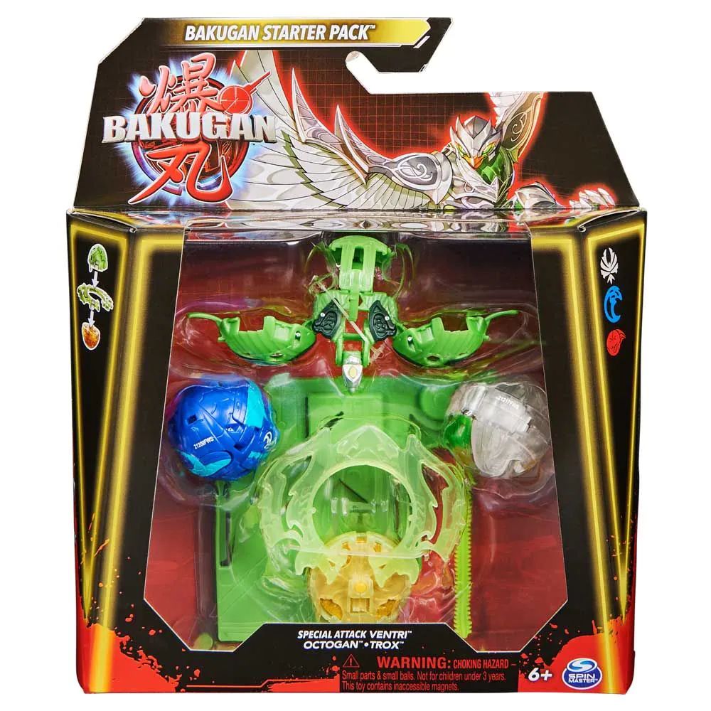 Set Bakugan Special Attack Starter Pack cu 3 figurine